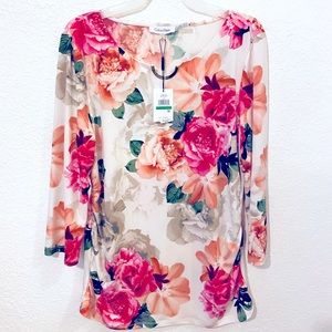 Calvin Klein NWT stretchy maternity top Dillards